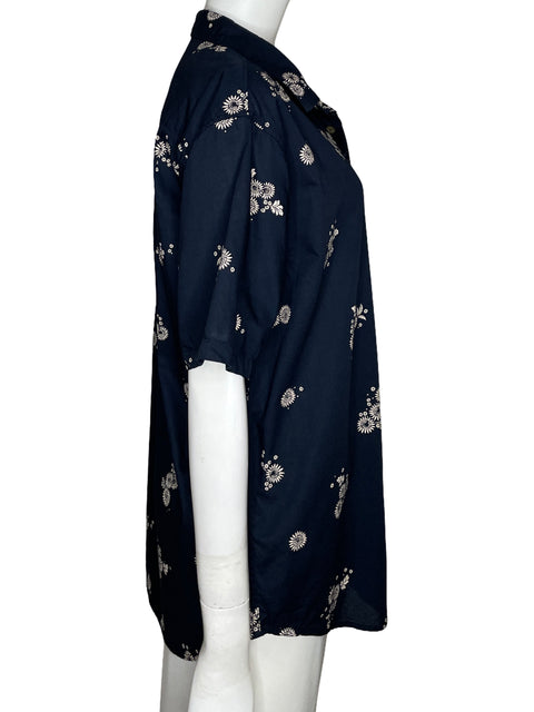 Camisa Billabong Estampada Azul-Talla L