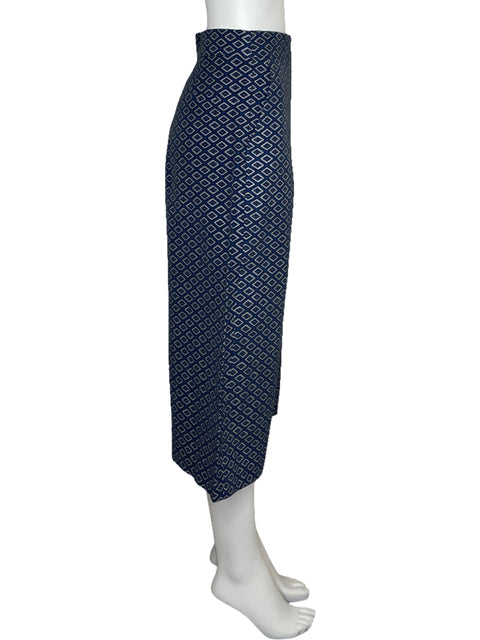 Pantalón Bettina Spitz Estampado Azul-Talla 8