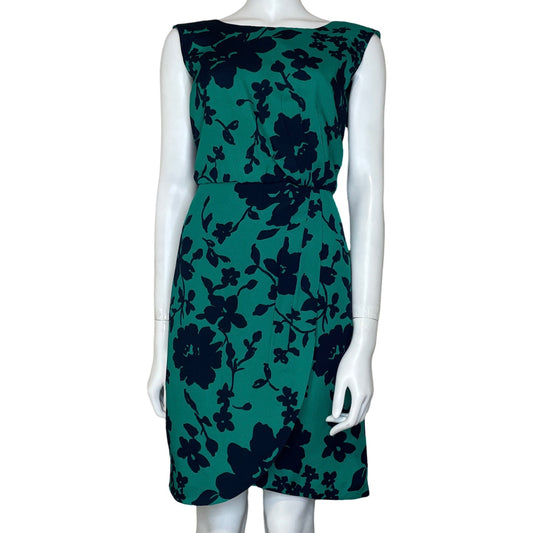 Vestido Ann Taylor Flores-Verde-Talla-8