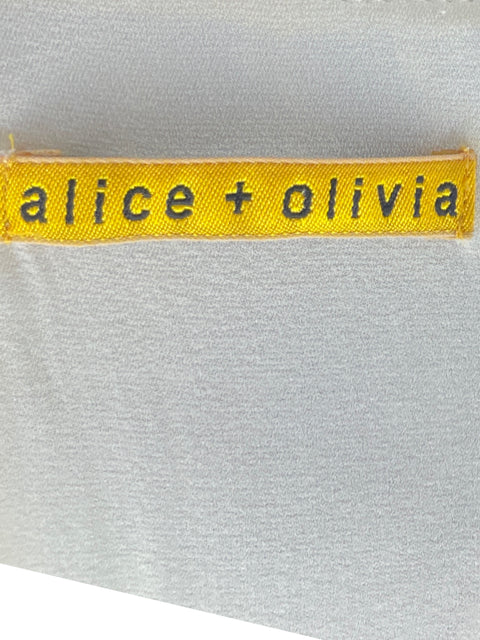 Vestido Alice + Olivia Animal Print Blanco - Talla S