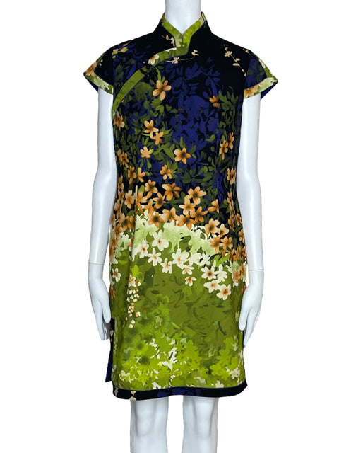 Vestido Penny Blue Exclusive Floral Verde-Talla 10