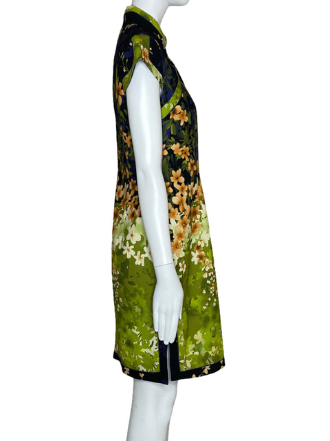 Vestido Penny Blue Exclusive Floral Verde-Talla 10