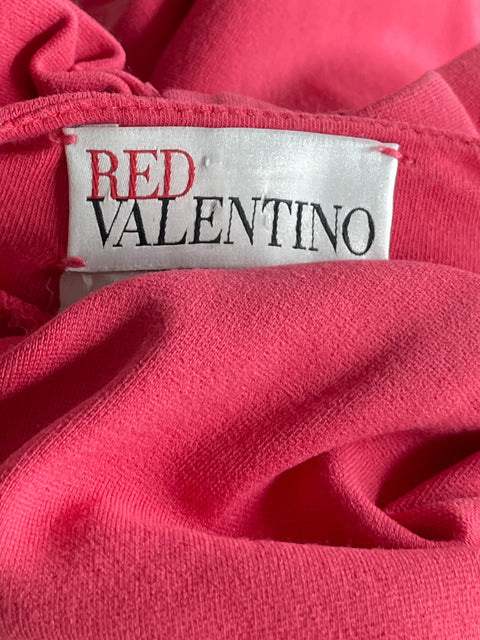Vestido Red Valentino Mini Scoop Neck Rosado-Talla XS