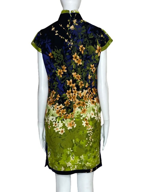 Vestido Penny Blue Exclusive Floral Verde-Talla 10