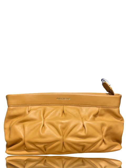 Cartera Coccinelle Clutch Amarillo -Talla S