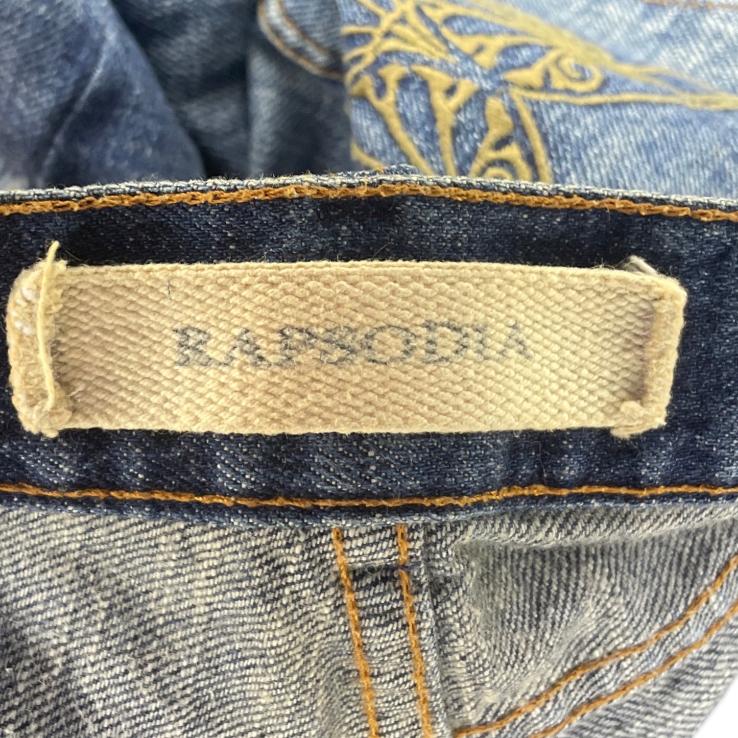 Pantalón Rapsodia Recto Denim Azul - Talla 27