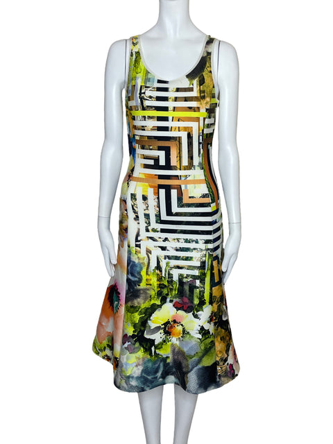 Vestido Clover Canyon Sin Mangas Floral Blanco-Talla S