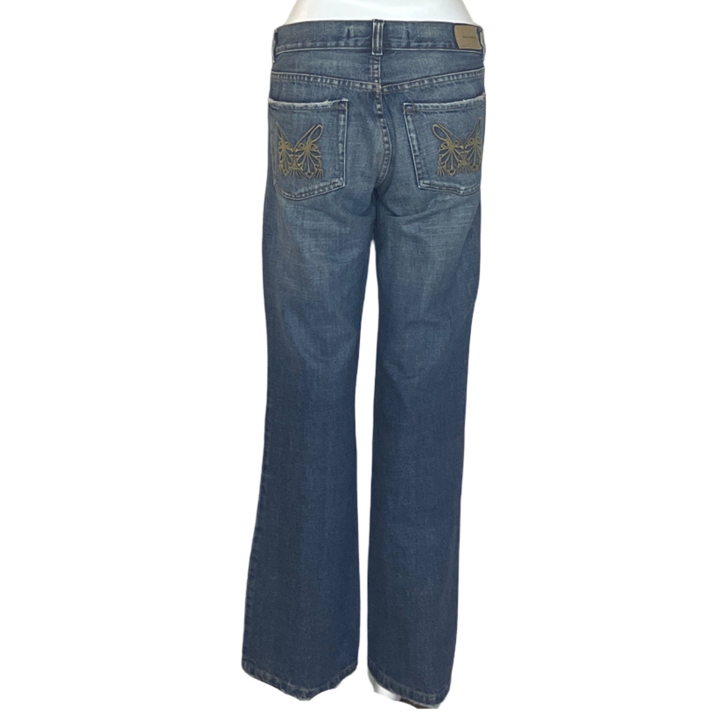 Pantalón Rapsodia Recto Denim Azul - Talla 27