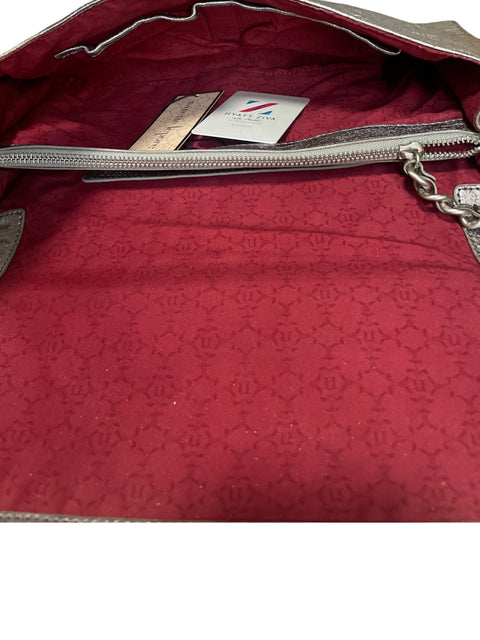 Cartera Nanette Lepore Clutch Plateado-Talla M