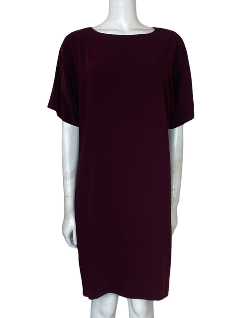 Vestido Ralph Lauren Fluido Rojo Vino - Talla 6