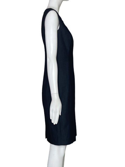 Vestido Calvin Klein Midi Sin Mangas Azul-Talla S