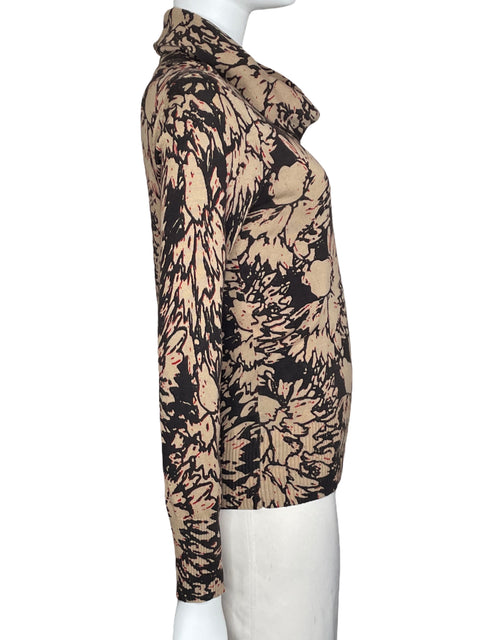 Sueter Calvin Klein Cuello Alto Marrón-Talla S