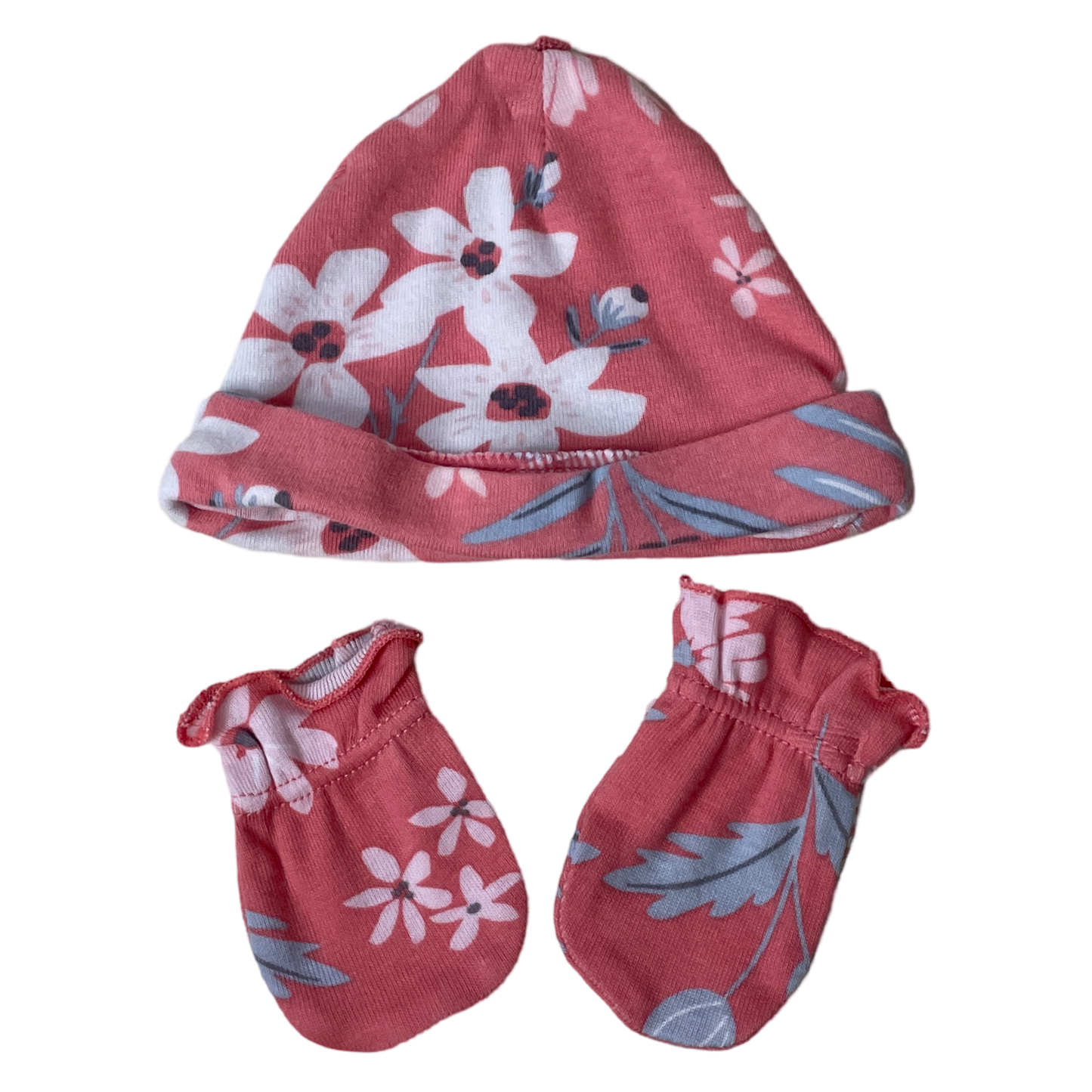 Set Carter's Flores Mono+Gorro+Manoplas
Ḿameluco Rosado-Talla 0