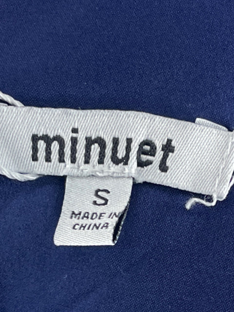 Vestido Minuet Flores Encaje Azul-Talla S