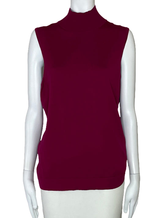 Blusa August Silk Cuello Alto Rosado-Talla XL