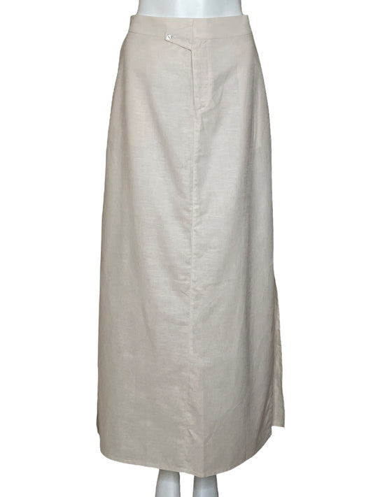 Falda Niccola Maxi Beige-Talla M