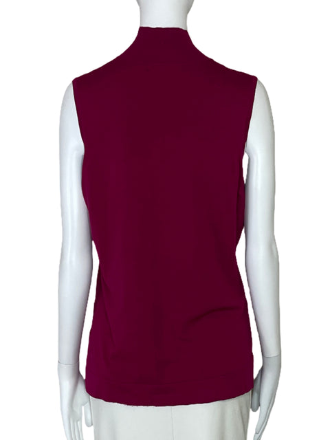 Blusa August Silk Cuello Alto Rosado-Talla XL