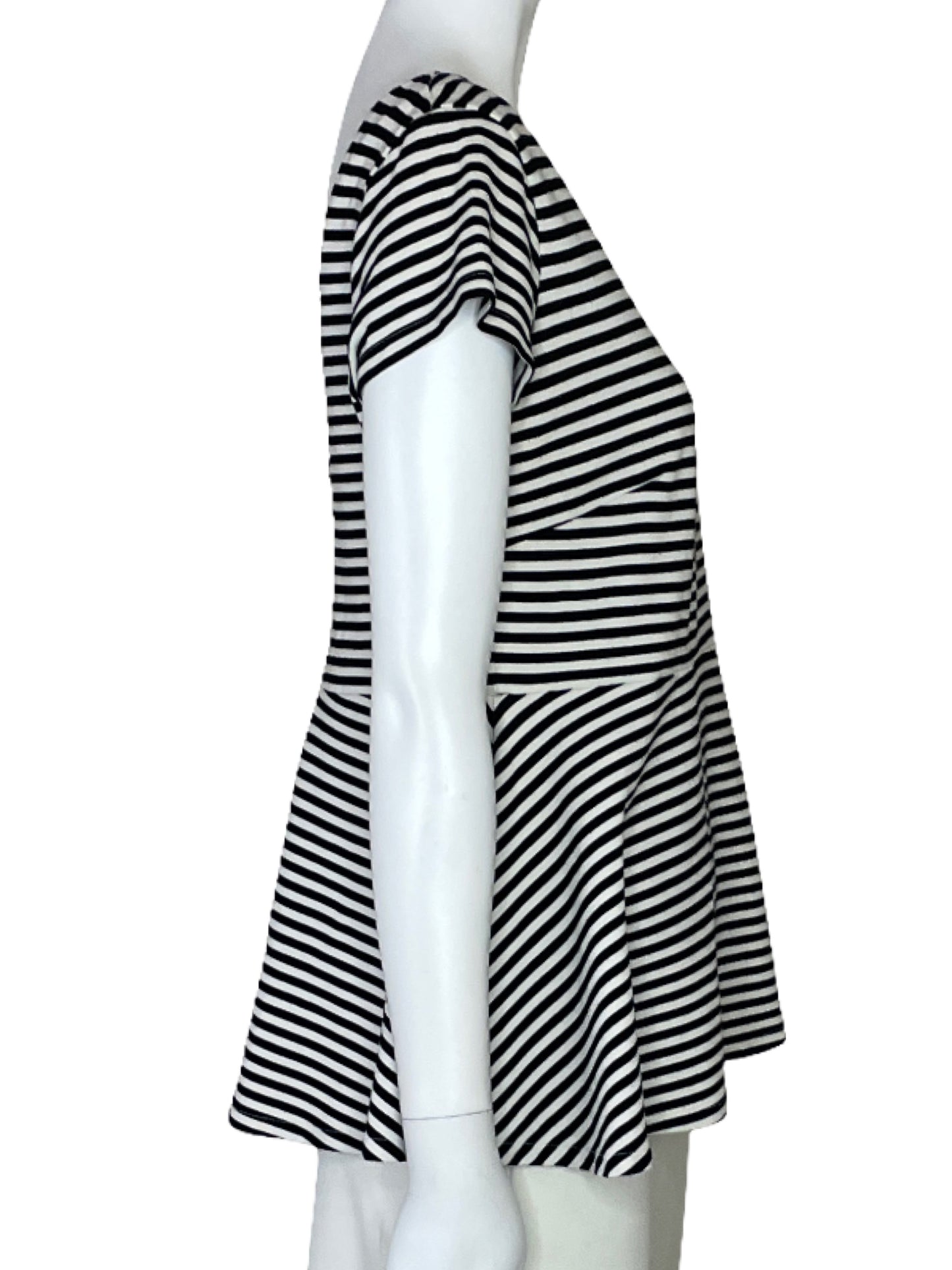 Blusa Zara Vuelo Rayas Negro-Talla M
