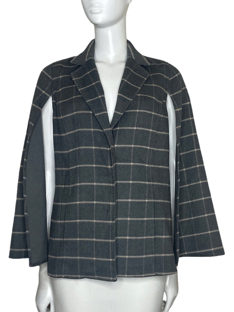 Blazer Chicos Cuadros Gris - Talla 0