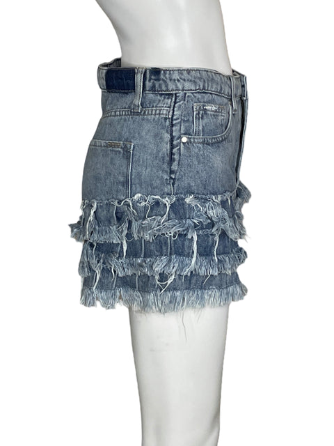 Short Insane Gene Denim Vuelos Azul-Talla S