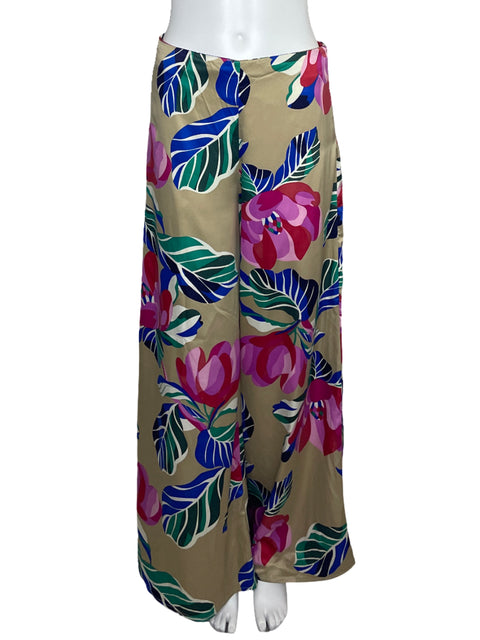 Pantalon Tesoro TPS Estampado Hojas Marron-Talla M