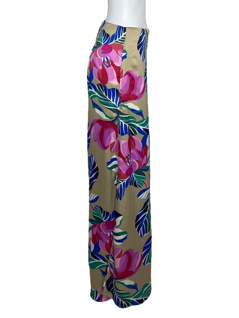 Pantalon Tesoro TPS Estampado Hojas Marron-Talla M