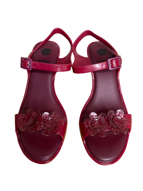 Calzado Melissa Lady Emme Rojo Vino - Talla 6