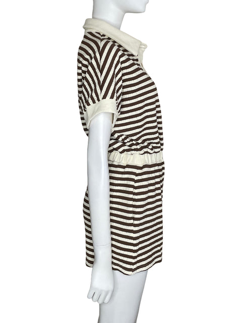 Romper She+Sky Rayas Beige-Talla S