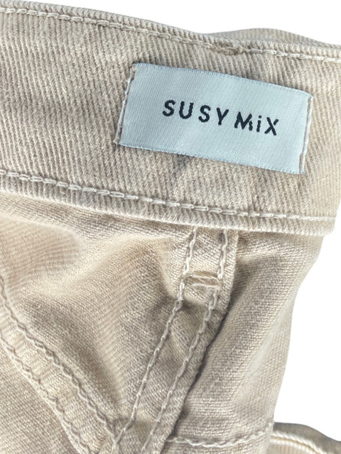 Pantalón Susy Mix Denim Beige - Talla 44