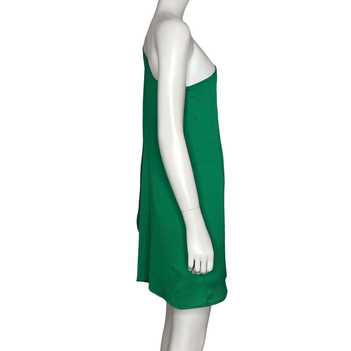 Vestido Tyche OneShoulder Fluido Verde-Talla S