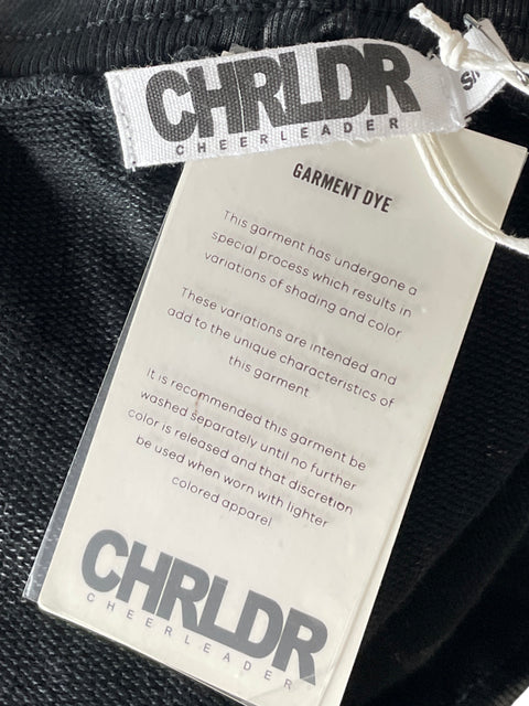 Set Chrldr Studded Star Skull Negro-Talla S