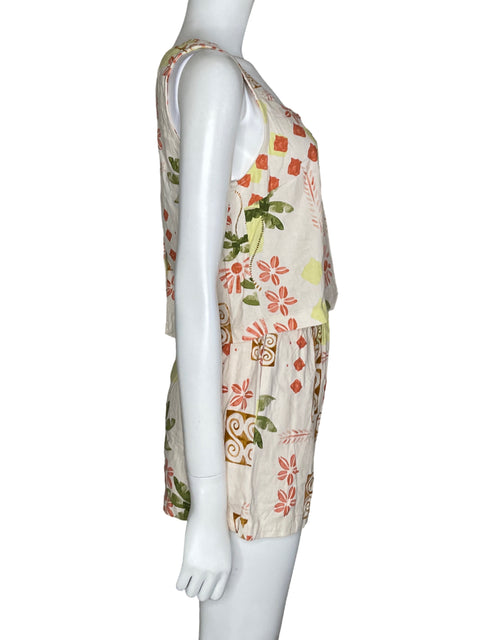 Set Illa Illa Print Short+Top Beige-Talla M