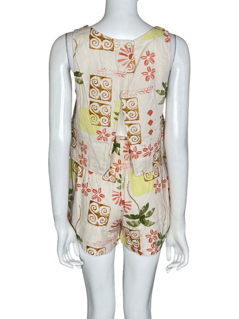 Set Illa Illa Print Short+Top Beige-Talla M