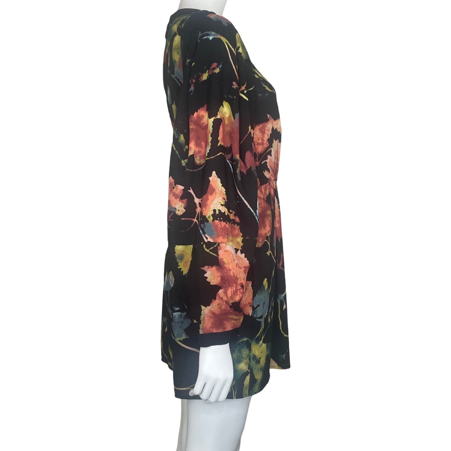 Romper BGBGMAXAZRIA Floral Negro - Talla 4