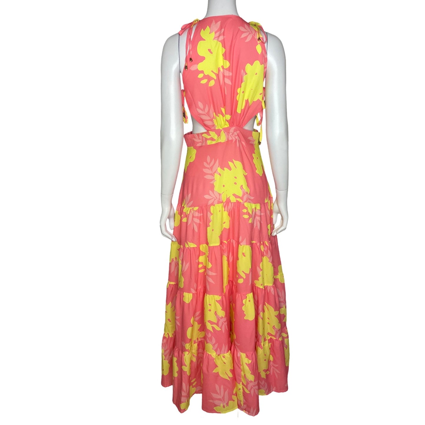 Vestido Tesoro TPS CutOut  Floral Rosado-Talla M