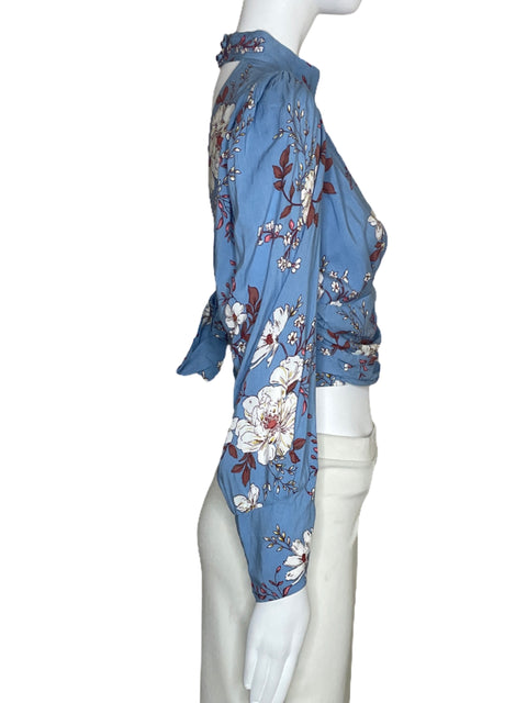Blusa Suyana Cuello Alto Azul-Talla M