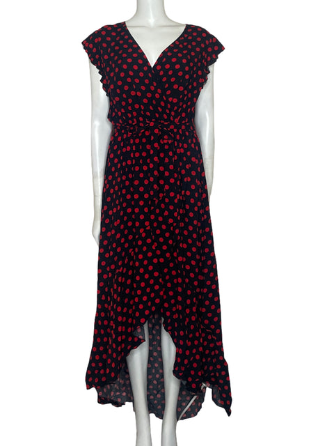 Vestido Grecerelle Puntos Negro - Talla XL
