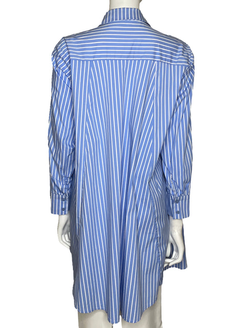 Camisa SensUniq Oversize Rayas Azul-Talla M