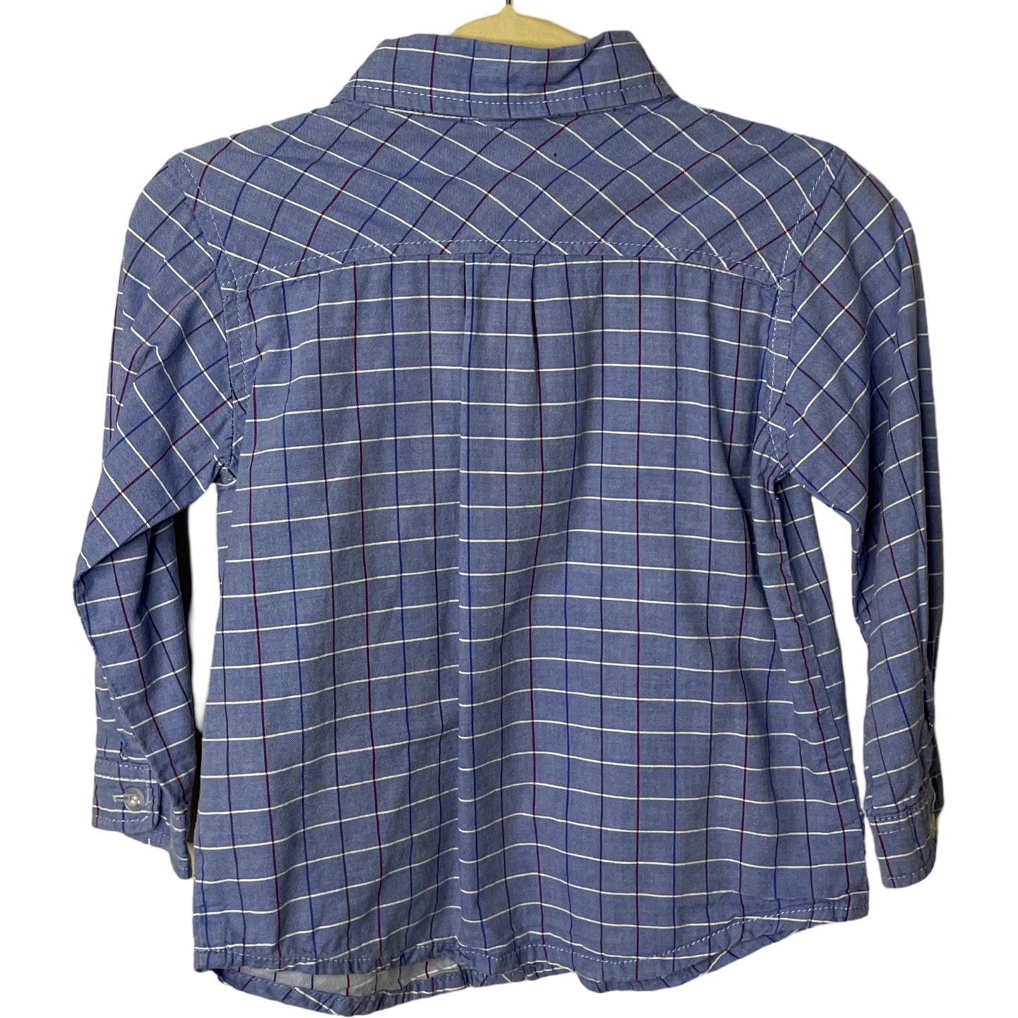 Camisa Kiwi Cuadros Azul-Talla 4