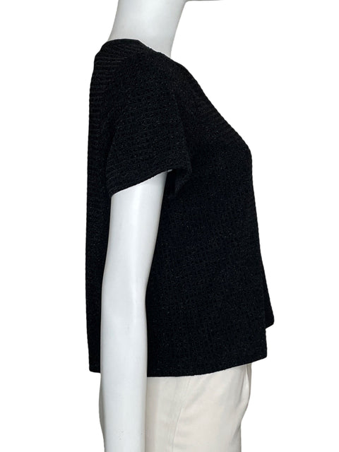 Top Mts Brillante Negro-Talla S