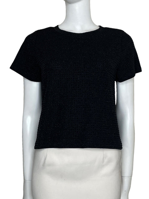 Top Mts Brillante Negro-Talla S