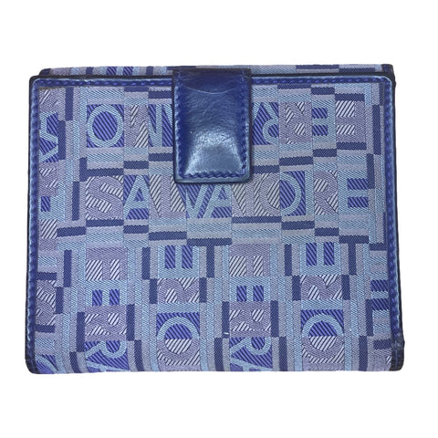 * Wallet Salvatore Ferragamo Canvas Morado-Talla S