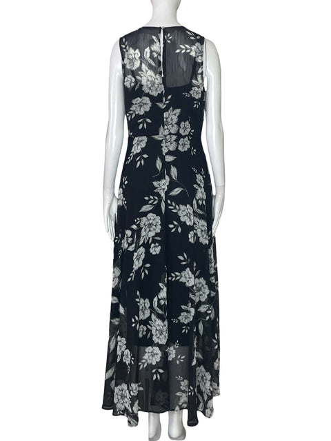 Vestido Calvin Klein Transparente Sin Mangas Negro-Talla M