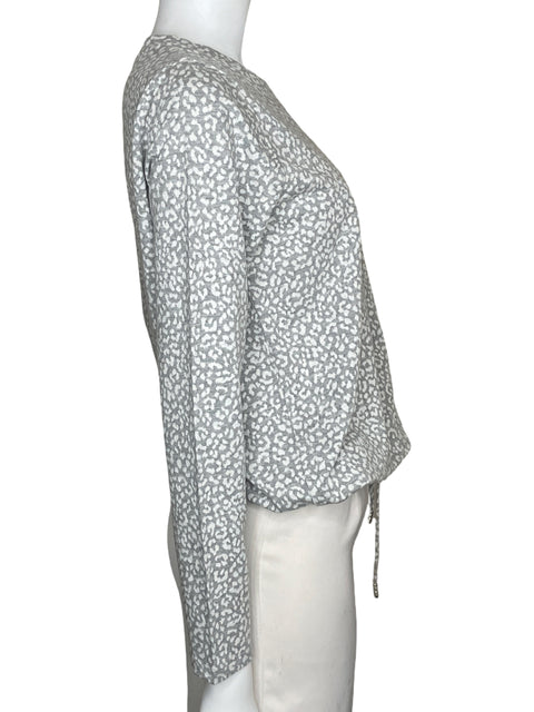 Sueter Michael Kors Animal Print Gris-Talla M