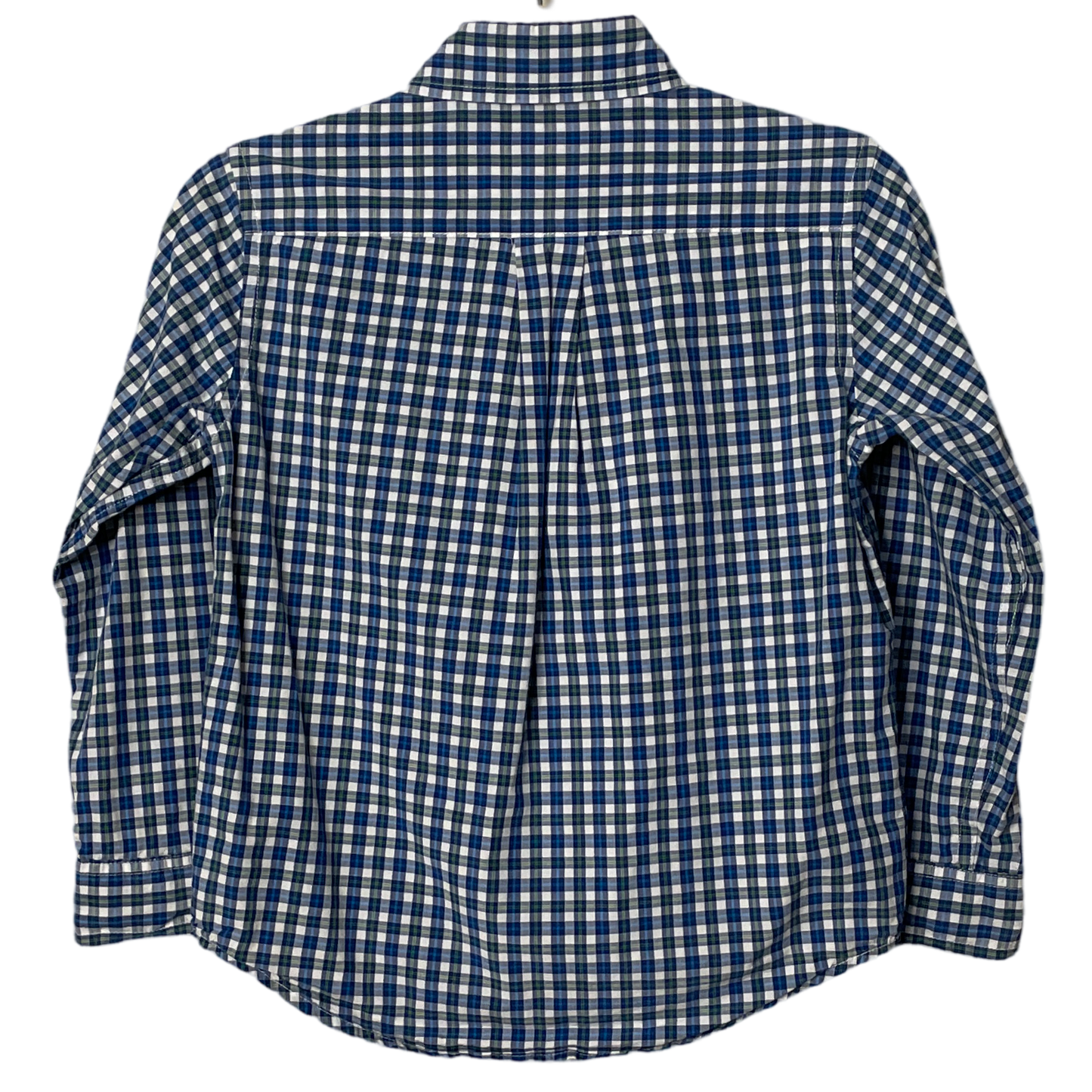 Camisa Janiie and Jack Cuadros Azul-Talla 4