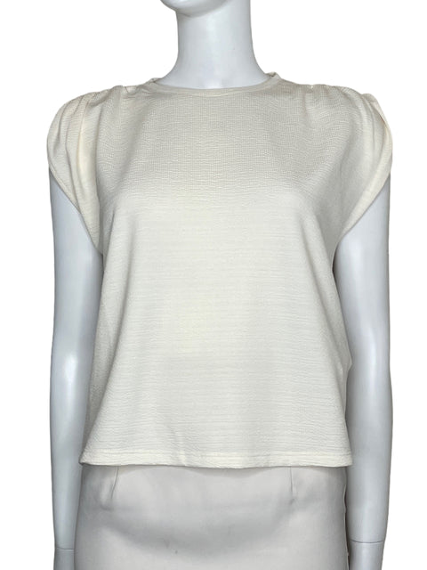 Blusa Naf Naf Fluidaa Blanco-Talla S