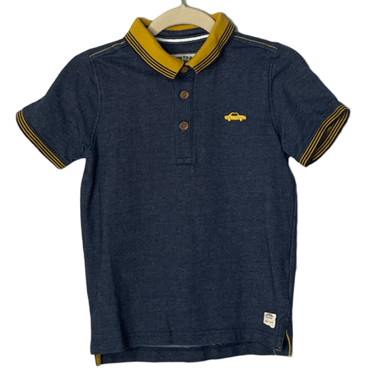 Polo Born To Ride Azul-Talla 6