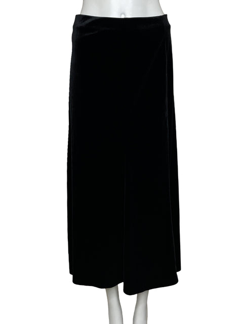 Falda Zara Velvet Negro-Talla M