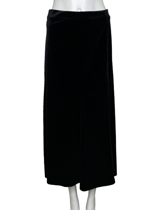 Falda Zara Velvet Negro-Talla M