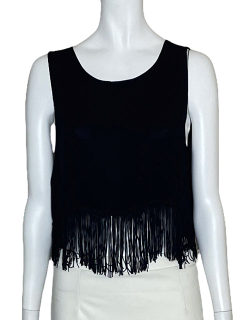 Top Urban Renewal Flecos Negro-Talla M